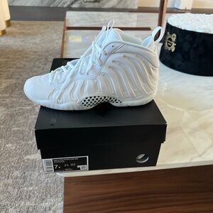 Nike White Foamposite Athletic Shoes